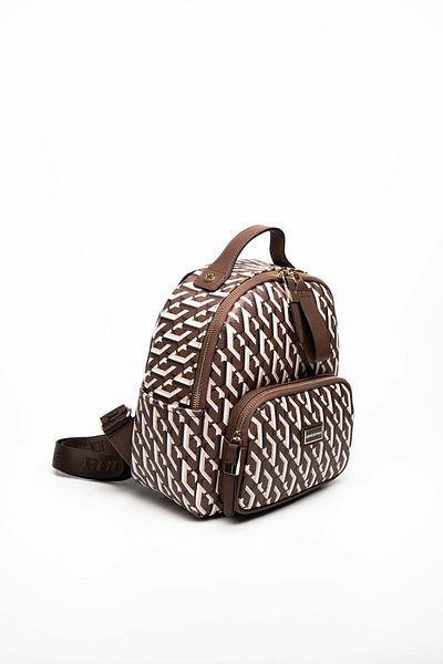 Silver Polo Γυναικείο σακίδιο πλάτης Silver & Polo Brown SP1130