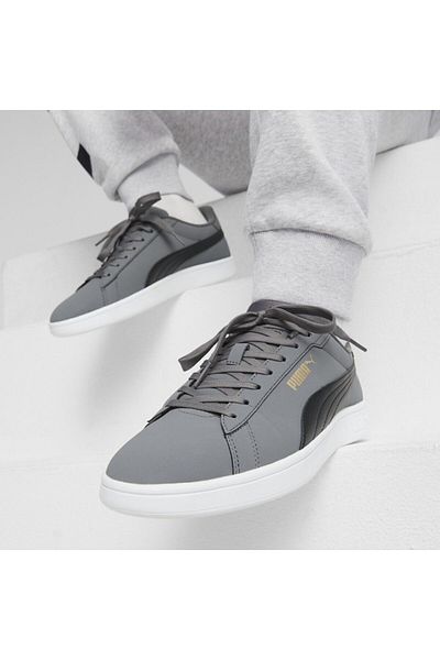Puma Smash 3.0 Buck Unisex Gray Sneaker