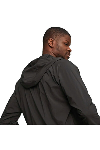 Puma Run Favorite Hooded Erkek Siyah Kapüşonlu Ceket
