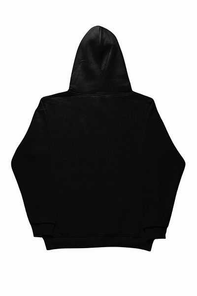 By Caspita Fashion Lenithra Basic Oversize Black Unisex Hoodie