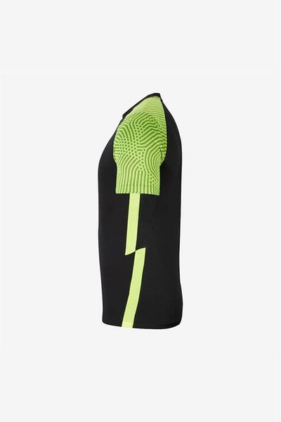 Nike M Nk Df Strke Ii Jsy Ss Cw3544-011 Black & Highlighter Green Men's Jersey