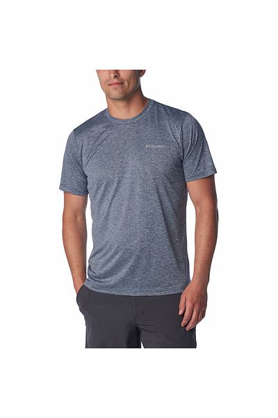 Columbia Ανδρικό μπλουζάκι Hike Crew Navy Blue με στρογγυλή λαιμόκοψη
