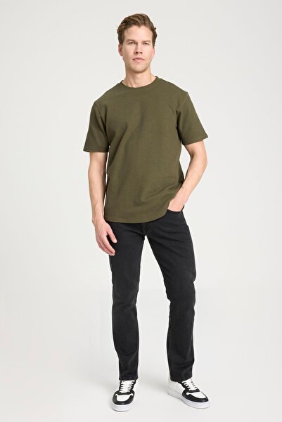 WRANGLER Ο 241404801 T-SHIRT FLAT O NECK KHAKI