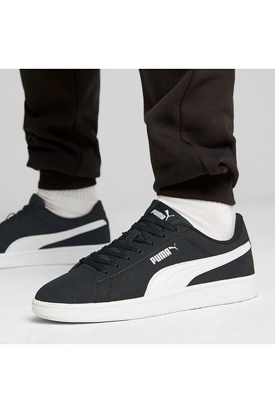 Puma Smash 3.0 Buck - Unisex Black Sneaker