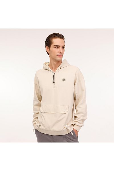 lumberjack Filaz Erkek Bej Kapüşonlu Hoodie