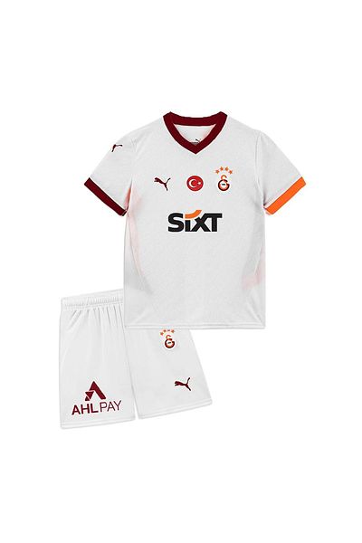 Puma Galatasaray Away Minikit Kids V-Neck Jersey