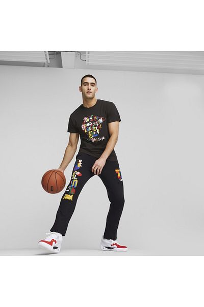 Puma Trash Talk 1 - Ανδρικό μαύρο μπλουζάκι με στρογγυλή λαιμόκοψη