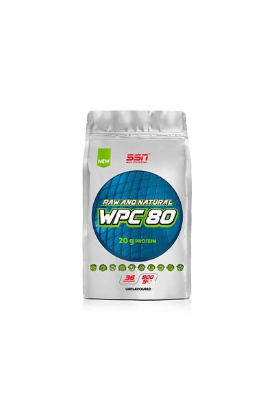 SSN Sports Style Nutrition Raw and Natural Wpc80 900 g (No Flavor)