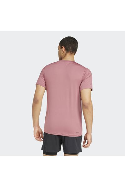 adidas Train Essentials Stretch Ανδρικό ροζ μπλουζάκι με στρογγυλή λαιμόκοψη
