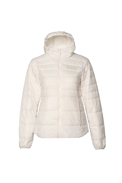 hummel Shyvana Kadın Beyaz Kapüşonlu Şişme Mont