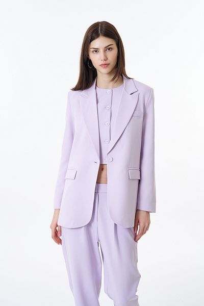 Quzu Jachetă Blazer Liliac