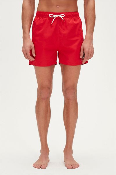 Bad Bear Reckless Swim Shorts Crimson Red Red Men's Shorts Swimsuit