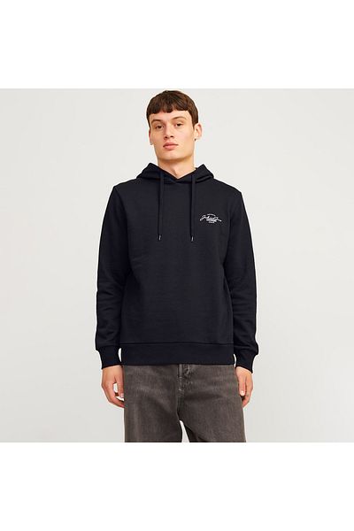 Jack & Jones Ανδρικό φούτερ με μαύρη κουκούλα Jack&jones Ferris