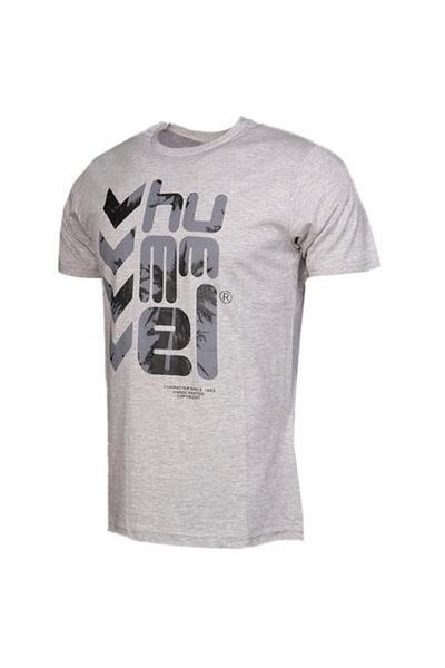 hummel Ανδρικό μπλουζάκι Guile σε γκρι λαιμόκοψη