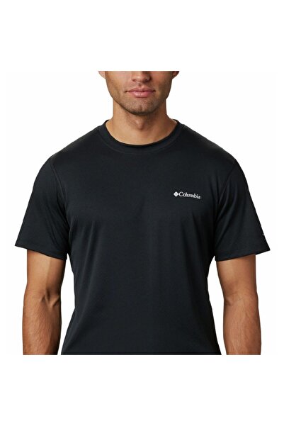 Columbia Zero Rules Erkek Siyah Bisiklet Yaka Tişört