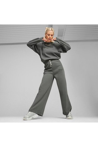 Puma Γυναικεία γκρι φούτερ Classics Relaxed