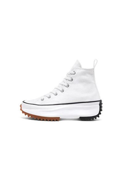converse Női tornacipő 166799c Run Star Hike Canvas Platform fehér/fekete vászon