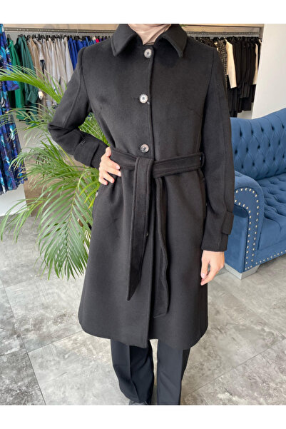 Zühre Women's Black Stamp Coat13388