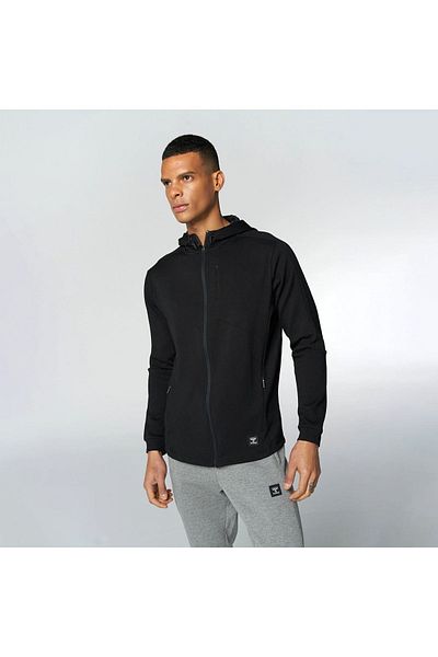 hummel Мъжко черно яке с качулка T-tropper