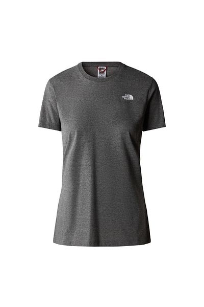 THE NORTH FACE Tricou cu gât crew gri pentru femei Simple Dome