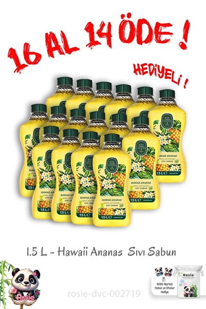 Eyüp Sabri Tuncer Buy 16 Pay 14 Hawaiian Pineapple Liquid Soap 1.5 L