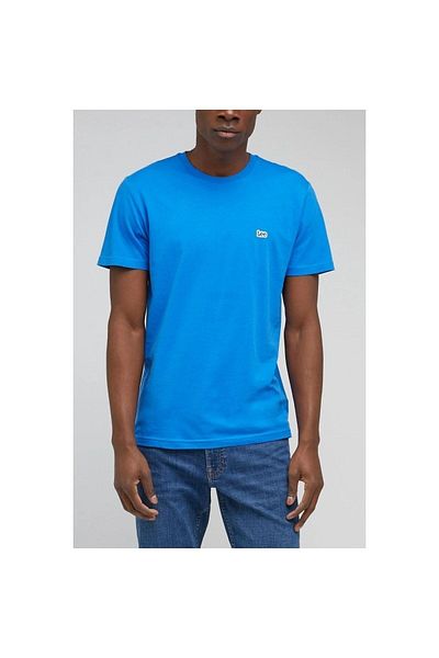 Lee Tricou albastru cu gât crew pentru bărbați