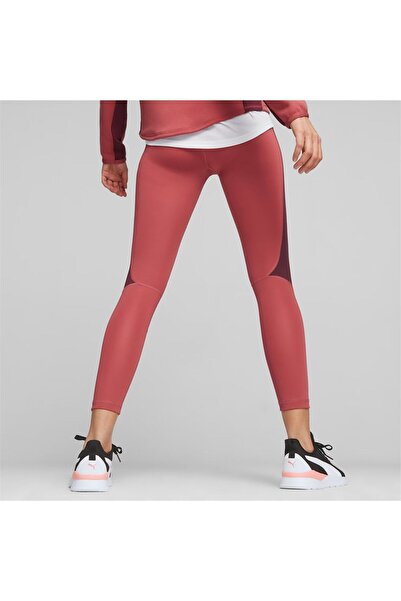 Puma EVOSTRIPE High-Waist Leggings KIRMIZI Kadın Tayt