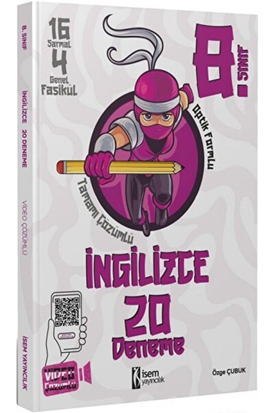 İsem Yayıncılık 2025 Isem Yayınları 8. Sınıf Ingilizce 20 Deneme