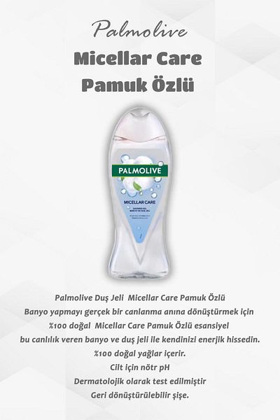 Palmolive Cotton Extract Micellar Care Shower Gel - Buy 16 Get 14, 500 ml and Rosie