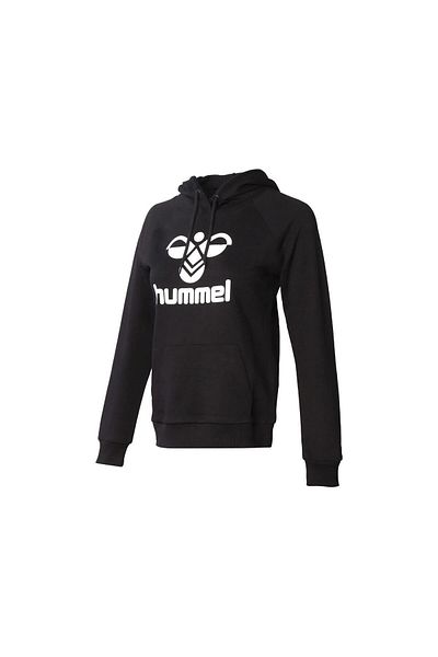 hummel Черен дамски суичър с качулка Billund