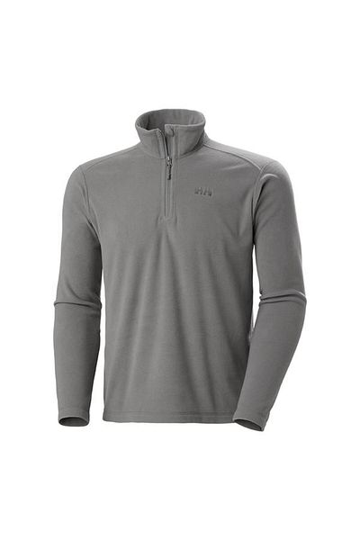 Helly Hansen Ανδρικό φούτερ σε γκρι χρώμα με ελαφρύ μισό φερμουάρ