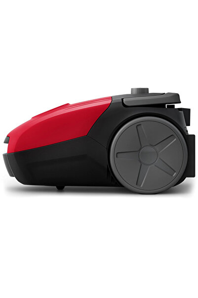 Philips Aspirator cu sac Philips PowerGo FC8243/09,S-bag, 750-900W, Filtru Antialergic, Tub Telescopic, Rosu