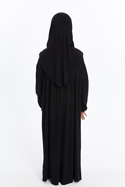 Altobeh Practical One-Piece Organic Girl's Prayer Dress - Black