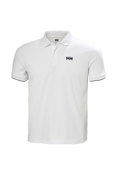 Helly Hansen Ανδρικό λευκό μπλουζάκι πόλο με κλασικό γιακά Ocean