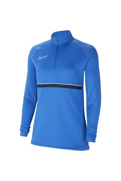Nike Hanorac albastru cu guler vertical pentru femei Academy Dri Fit Half Zip