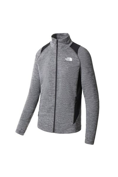 THE NORTH FACE Men's Casual Sweatshirt - M Ao Midlayer Fz-eu, Nf0a5imfylm1 Gray