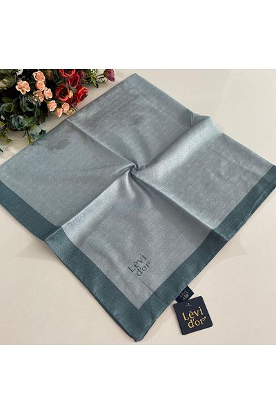 Levidor Κασκόλ Premium Monogram Water Green-Mint GX0214