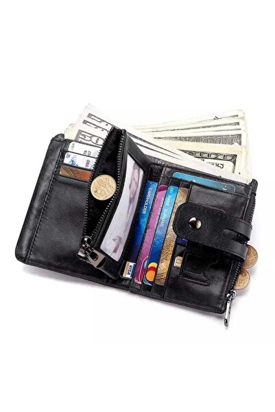 Jeep Δερμάτινο πορτοφόλι 100% γνήσιο δέρμα με προστασία RFID