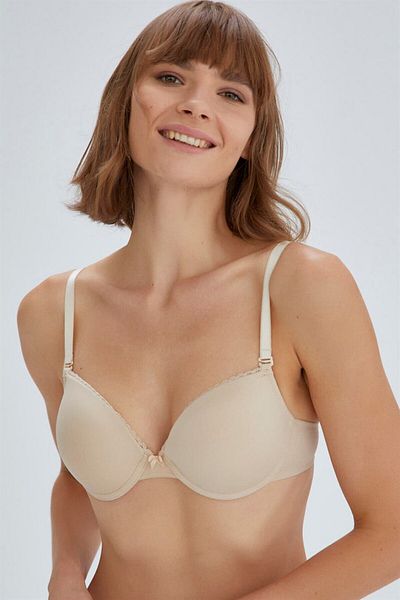 Eros Ersk120 Violet Almond Empty Cup Single Bra - Skin