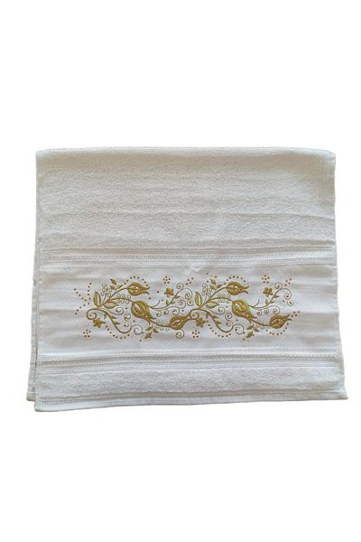 Riva Seletti 2 Pieces 50X90 cm Embroidered Gold & Silver 1St Quality