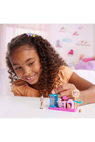 Barbie Mini BarbieLand Bebek ve Oyun Seti JCR29 - Evcil Hayvan Butiği Jcr30