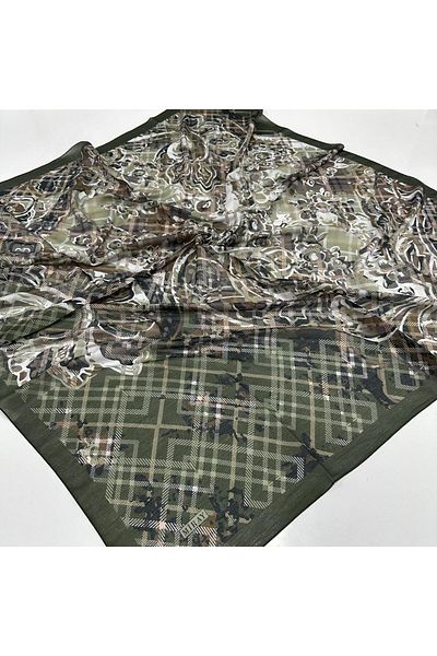 MİRAY Miray 120 cm Nevada Βαμβακερό Πολυτελές Κασκόλ BYK0704