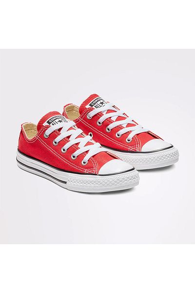 converse حذاء تشاك تايلور أول ستار للأطفال باللون الأحمر