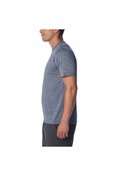 Columbia Ανδρικό μπλουζάκι Hike Crew Navy Blue με στρογγυλή λαιμόκοψη