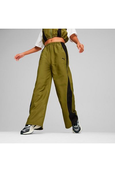 Puma Dare To Parachute بنطال رياضي نسائي باللون الأخضر