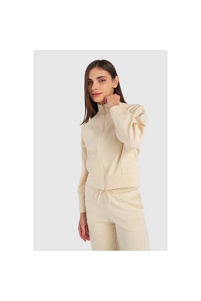 hummel Γυναικείο μπουφάν Beige Jays - Stand Collar