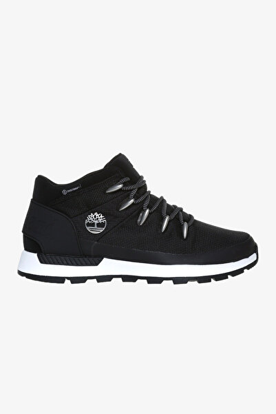 Timberland Sprint Trekker Mid Lace Up Αδιάβροχο Ανδρικό Μαύρο Αθλητικό Παπούτ...