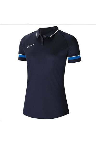 Nike Academy Dri Fit Women's Blue Classic Collar Polo T-Shirt