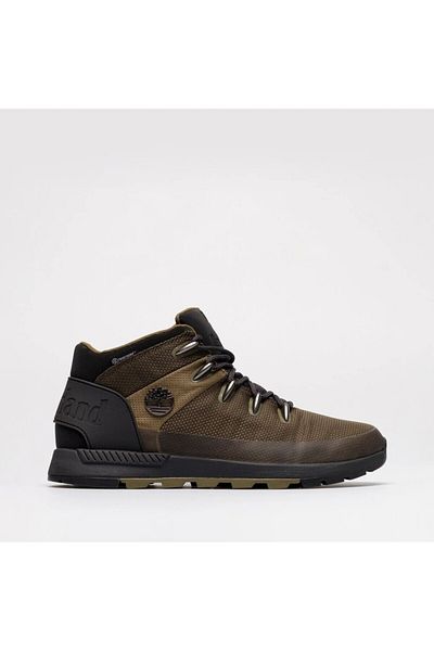 Timberland Ανδρικές πράσινες μπότες αδιάβροχες Sprint Trekker Mid Lace Up