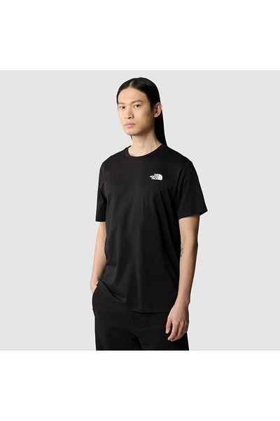 THE NORTH FACE Ανδρικό μπλουζάκι Redbox μαύρο με στρογγυλή λαιμόκοψη